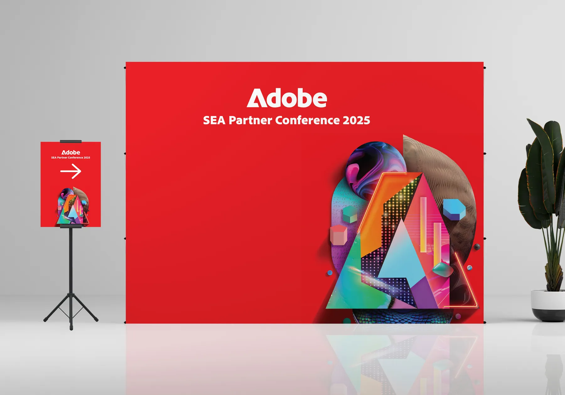 Mockup Backdrop Adobe Partner Conference 200cm x 300cm v.01