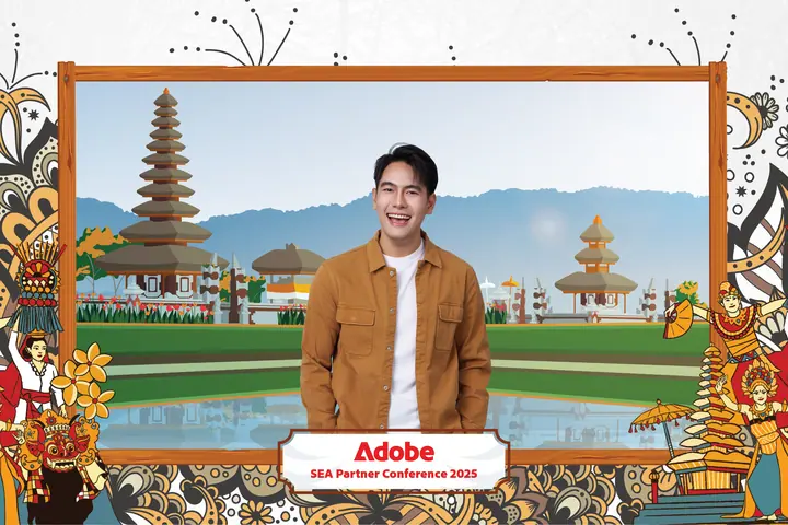 Photo Template Adobe Partner Conference 12cm x 18cm Opt.C v.02 FM